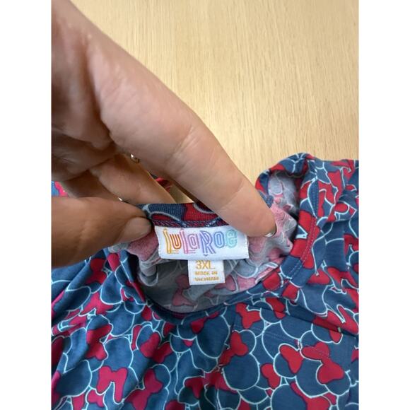 NWOT Disney LuLaRoe Carly Minnie Mouse Midi Dress Size 3xl 2352 - Picture 9 of 9